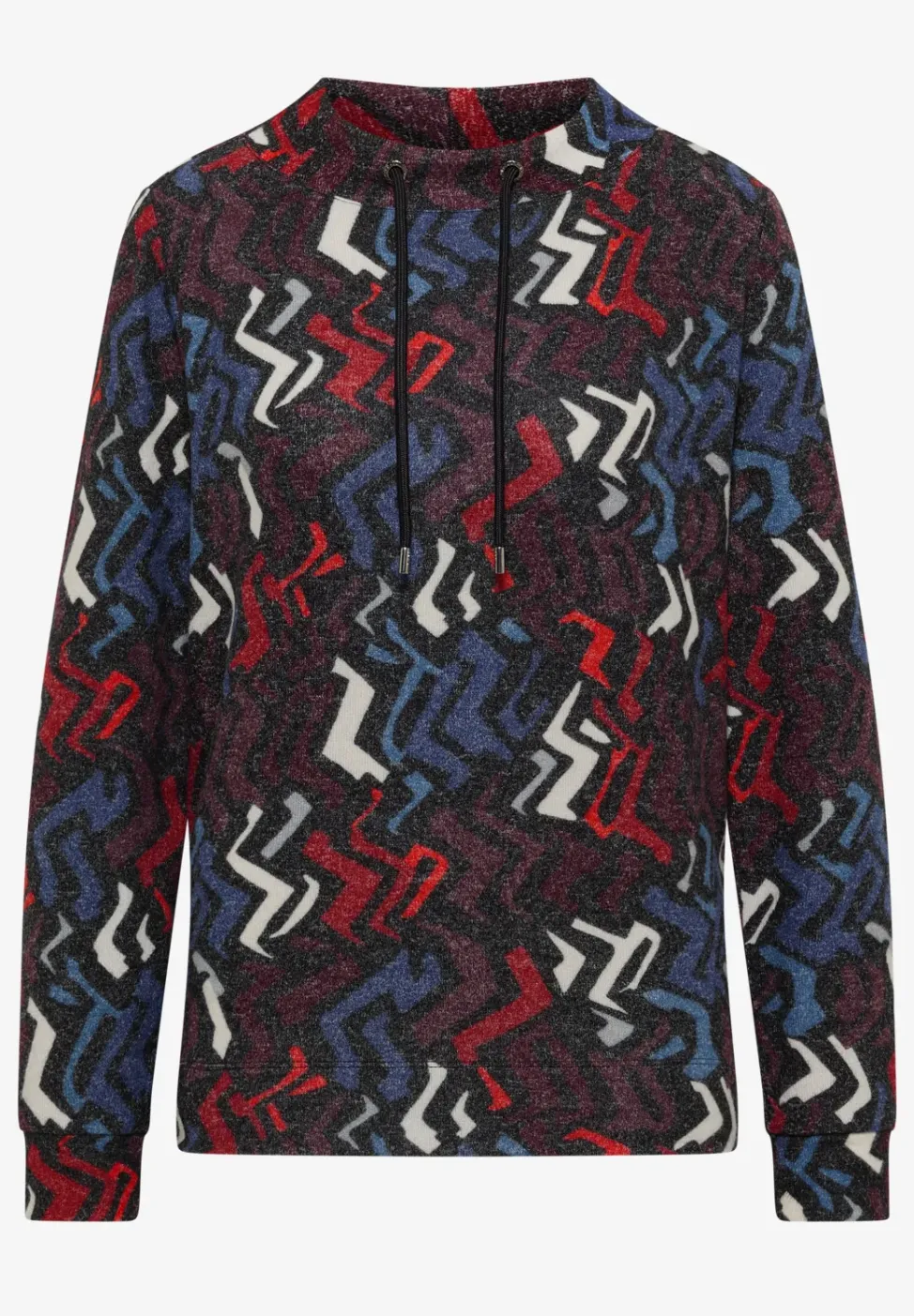 Cosy Shirt mit Grafikmuster