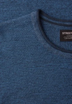 Crewneck Strukturpullover