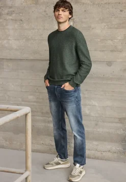 Crewneck Strukturpullover