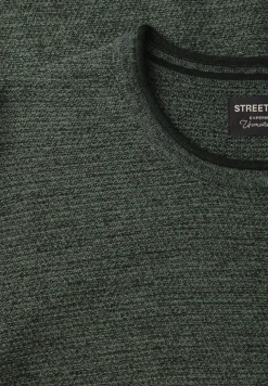Crewneck Strukturpullover