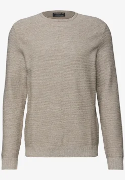 Crewneck Strukturpullover