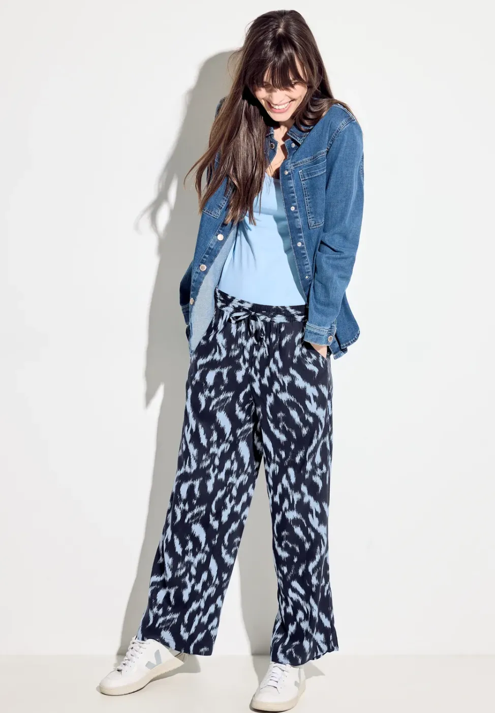 Culotte Hose mit Muster