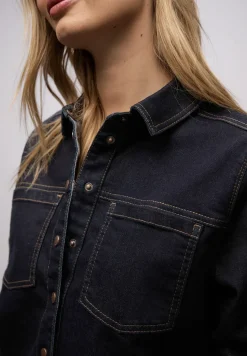 Denim Hemdbluse
