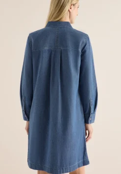 Denim-Look Kleid