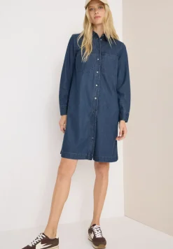 Denim-Look Kleid