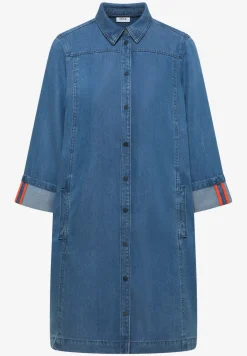 Denim-Look Kleid