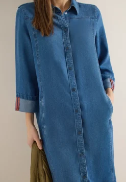 Denim-Look Kleid