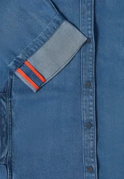 Denim-Look Kleid