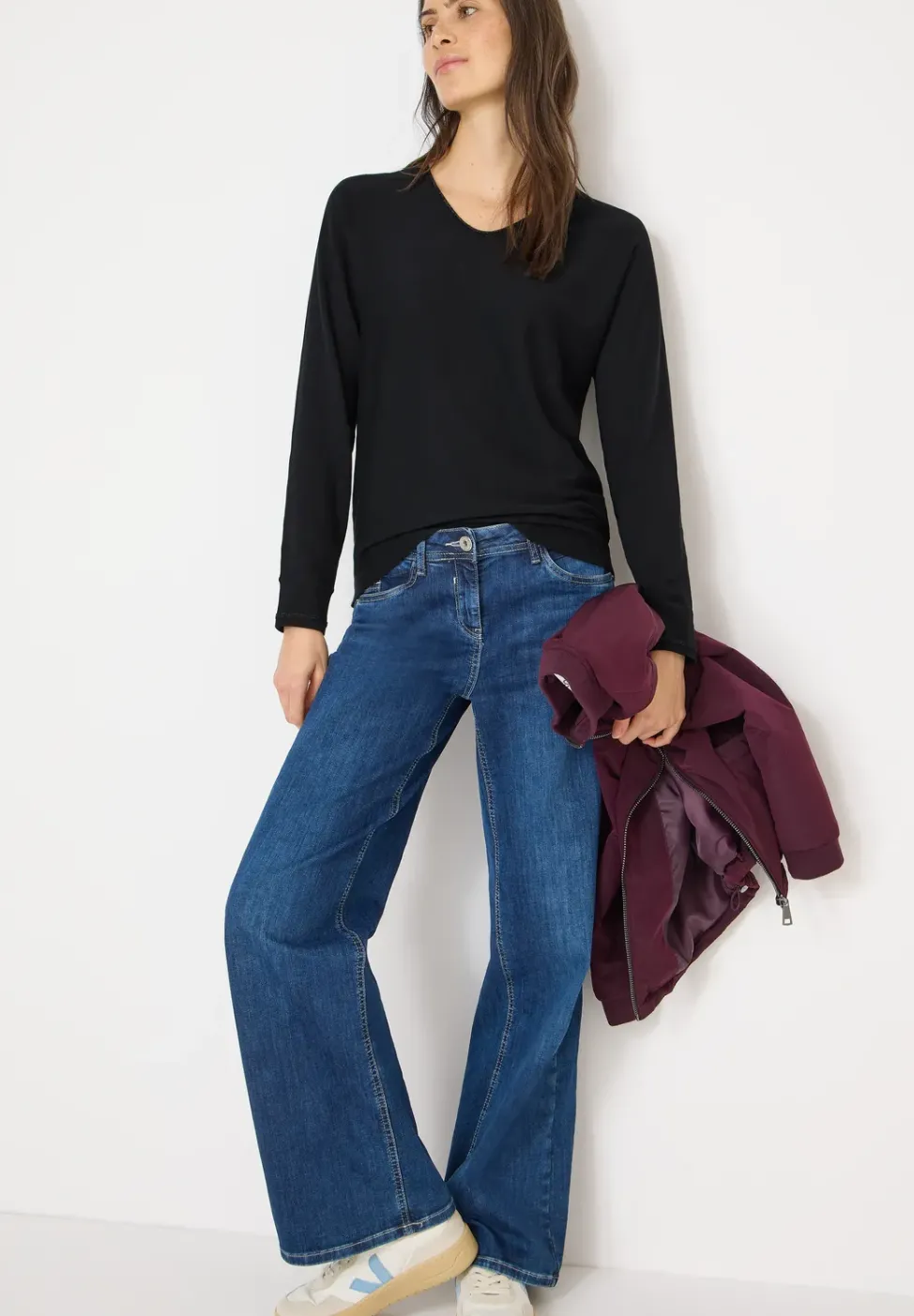 Dolman Pullover mit Glitzer