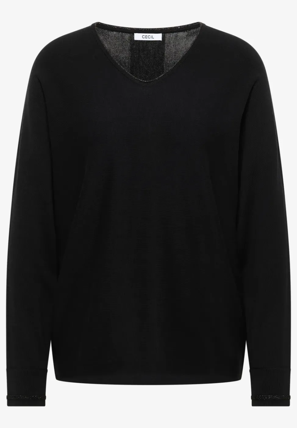 Dolman Pullover mit Glitzer