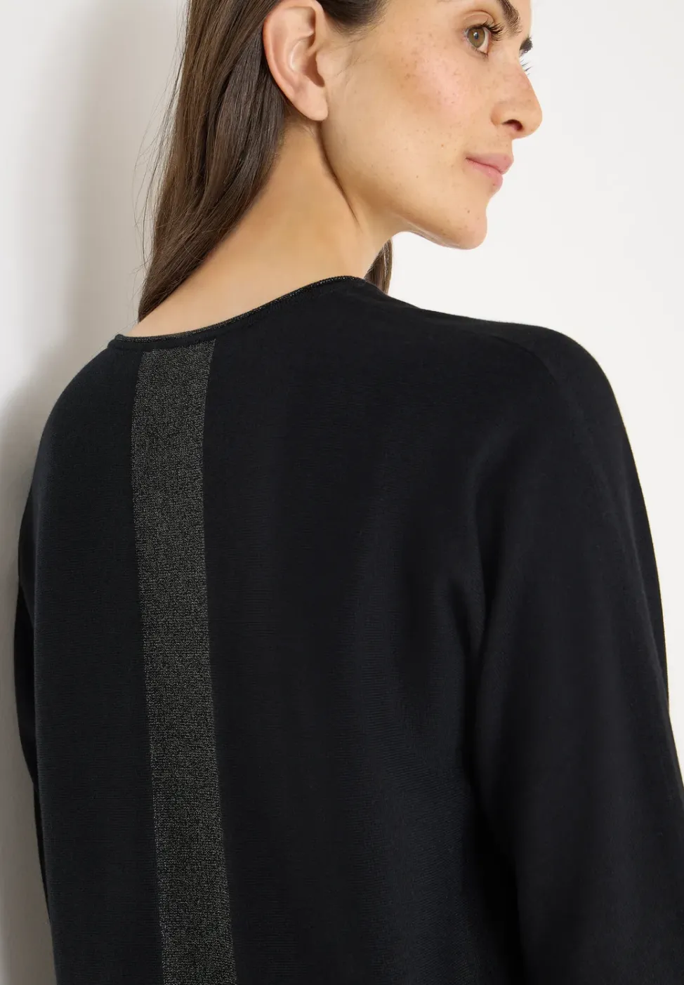 Dolman Pullover mit Glitzer