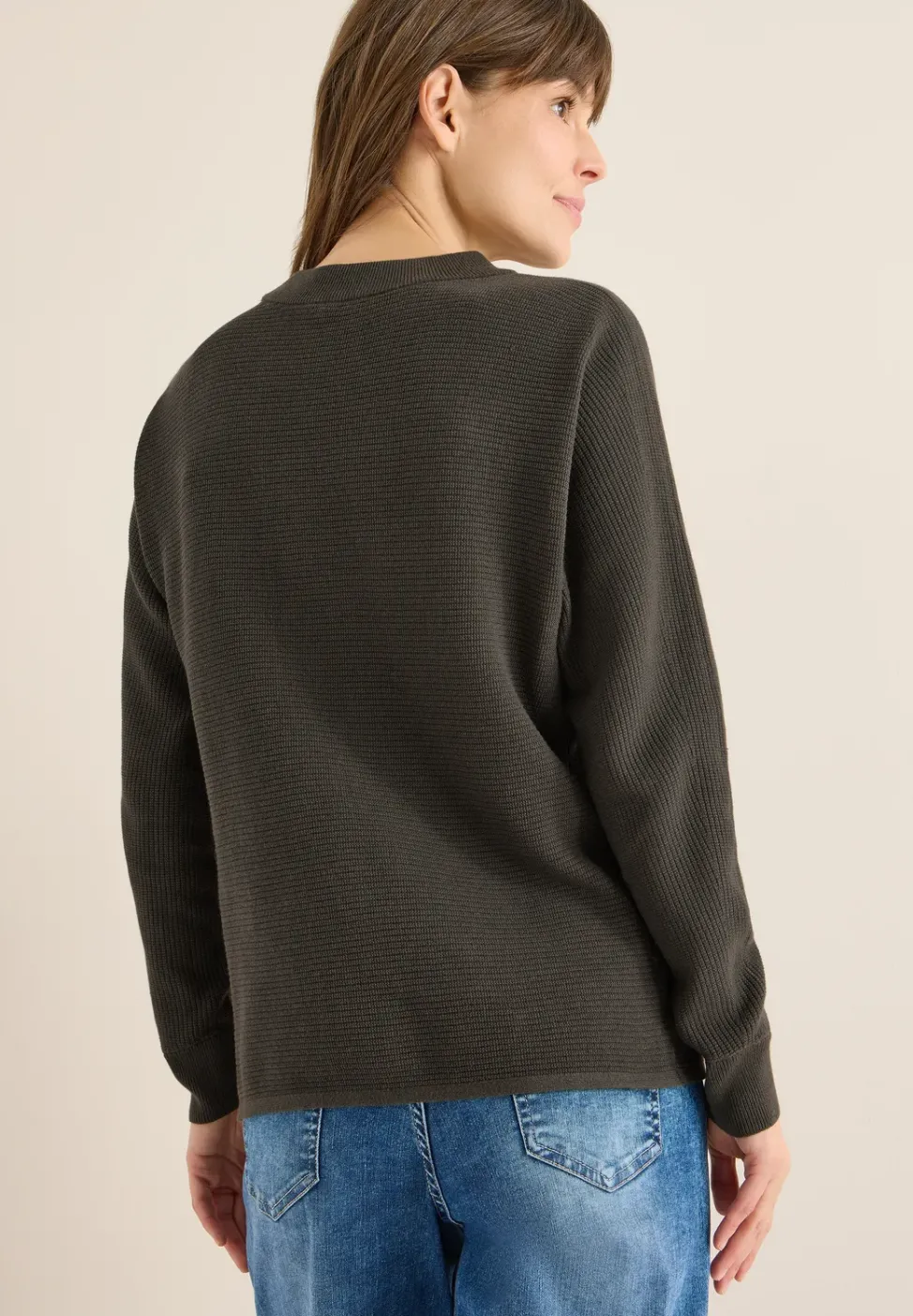 Dolman Strukturpullover