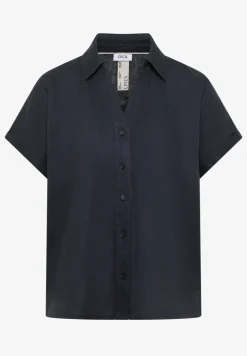 Dropped Shoulder Bluse aus Leinen