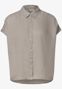 Dropped Shoulder Bluse aus Leinen
