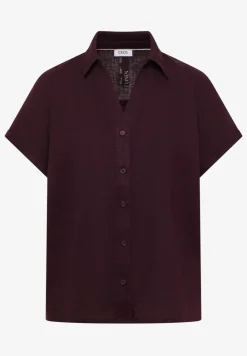 Dropped Shoulder Bluse aus Leinen