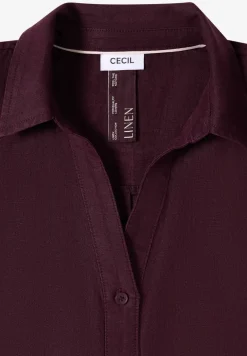 Dropped Shoulder Bluse aus Leinen
