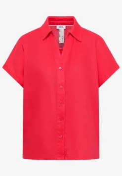 Dropped Shoulder Bluse aus Leinen