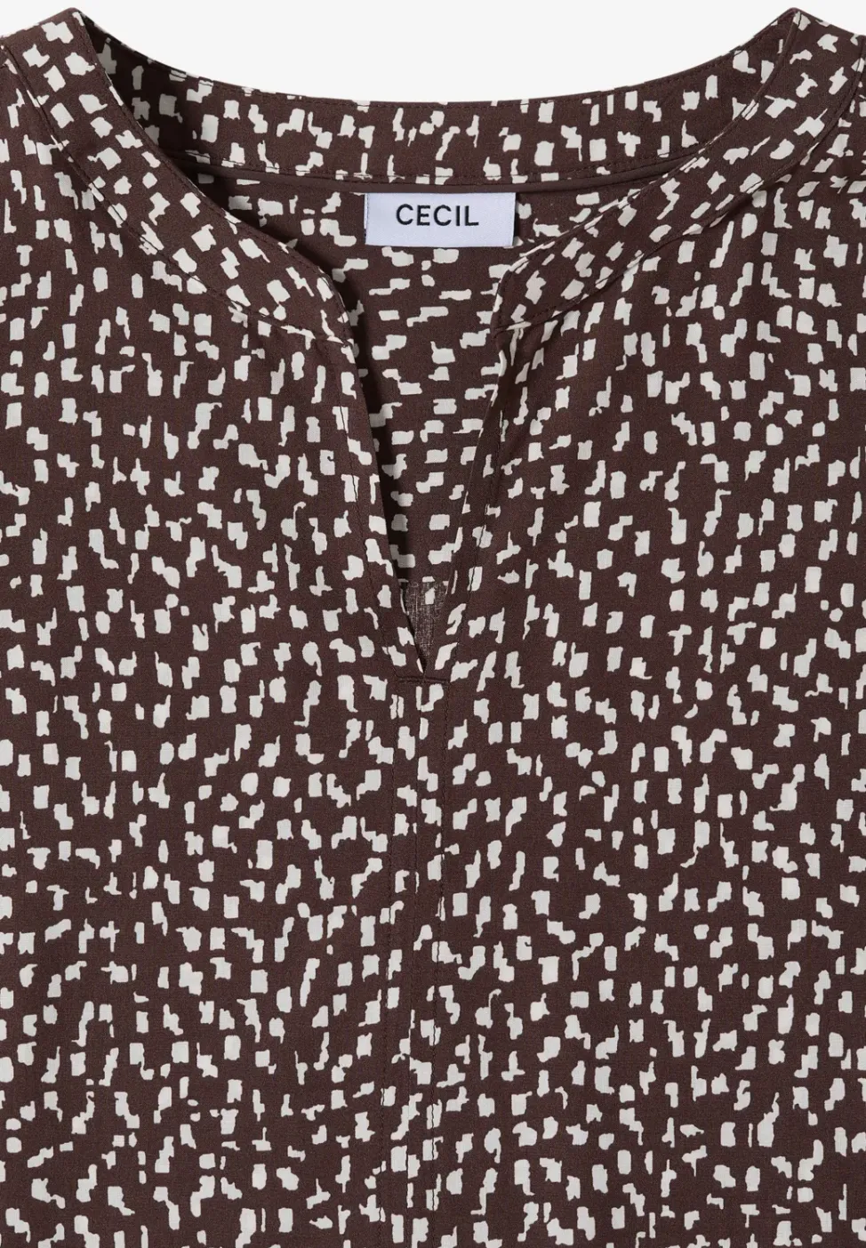 Dropped Shoulder Bluse mit Print