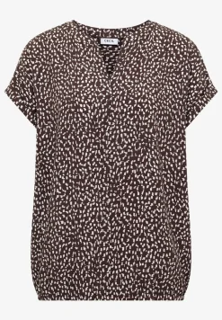 Dropped Shoulder Bluse mit Print