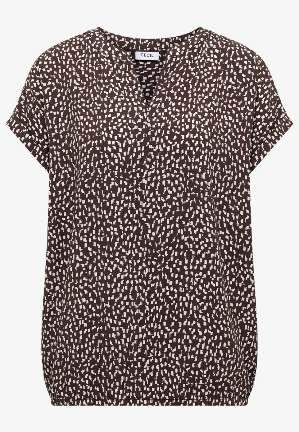 Dropped Shoulder Bluse mit Print