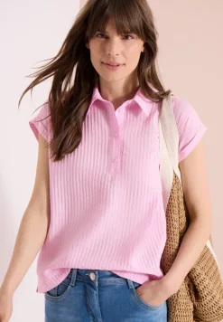 Dropped Shoulder Bluse mit Struktur