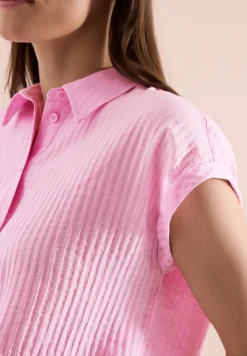 Dropped Shoulder Bluse mit Struktur