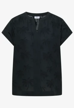 Dropped Shoulder Bluse mit Embroidery