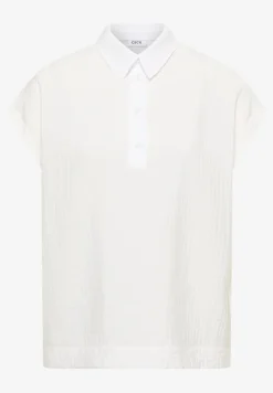 Dropped Shoulder Bluse mit Struktur