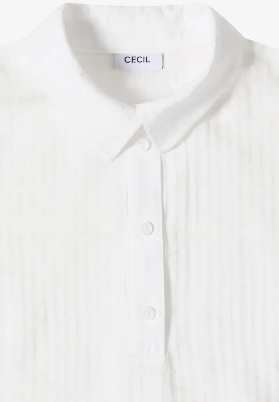 Dropped Shoulder Bluse mit Struktur