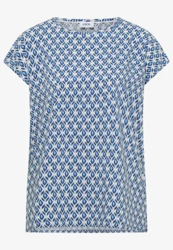 Dropped Shoulder Bluse mit Rundhals
