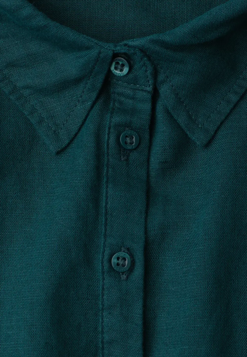 Dropped Shoulder Blusenshirt aus Leinenmix