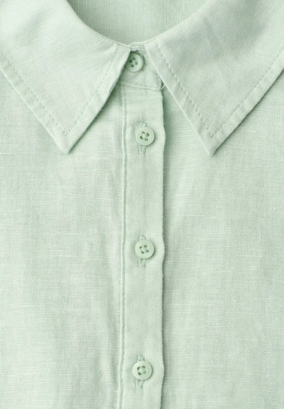 Dropped Shoulder Blusenshirt aus Leinenmix