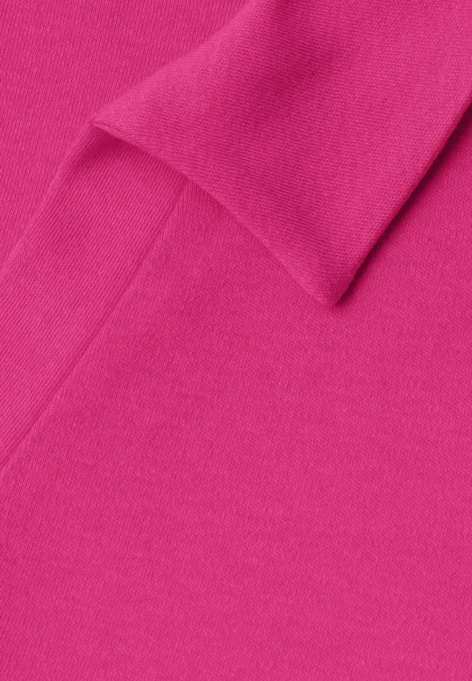 Dropped Shoulder Poloshirt mit Elastikbund