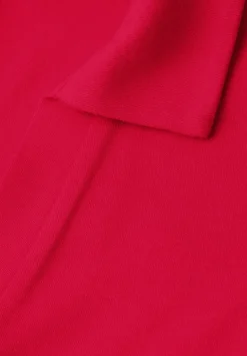 Dropped Shoulder Poloshirt mit Elastikbund