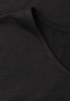 Dropped Shoulder Shirt im Leinen-Look
