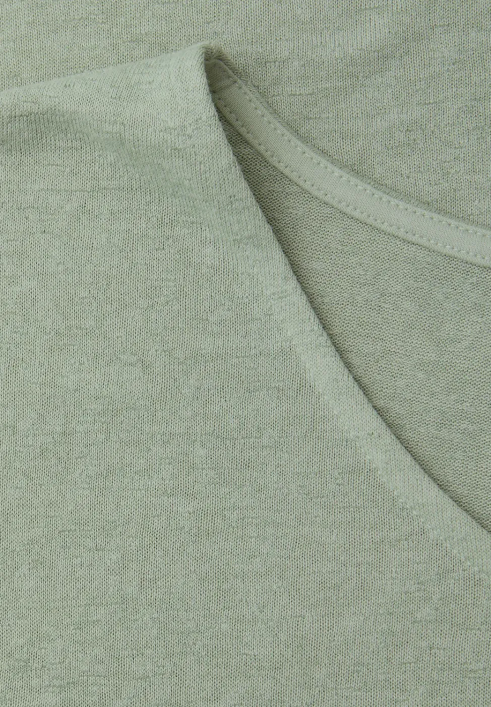 Dropped Shoulder Shirt im Leinen-Look