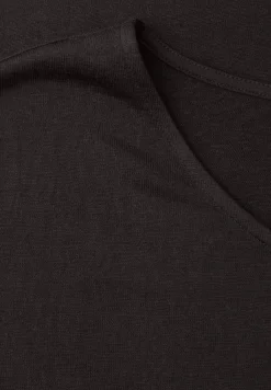Dropped Shoulder Shirt im Leinen-Look