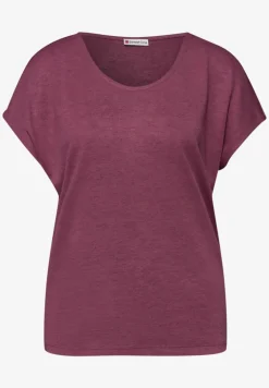 Dropped Shoulder Shirt im Leinen-Look