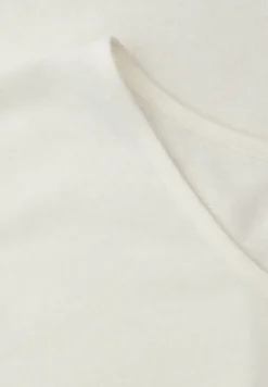 Dropped Shoulder Shirt im Leinen-Look