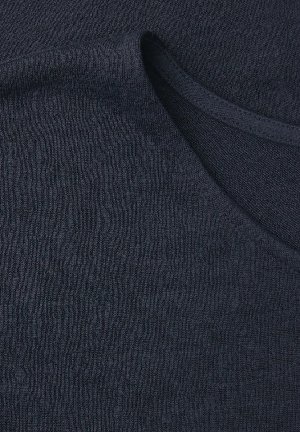 Dropped Shoulder Shirt im Leinen-Look