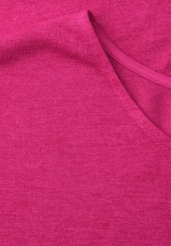 Dropped Shoulder Shirt im Leinen-Look