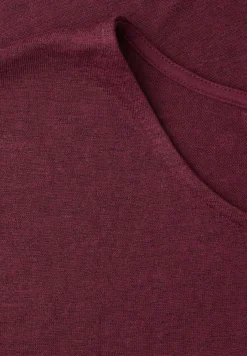 Dropped Shoulder Shirt im Leinen-Look