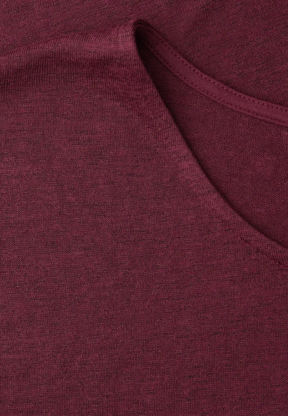 Dropped Shoulder Shirt im Leinen-Look