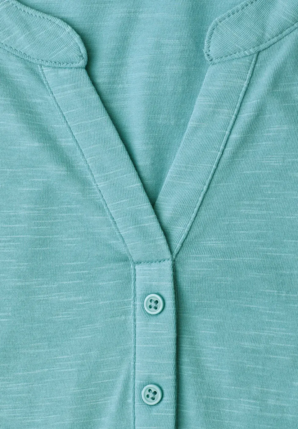 Dropped Shoulder Shirt mit Split Neck