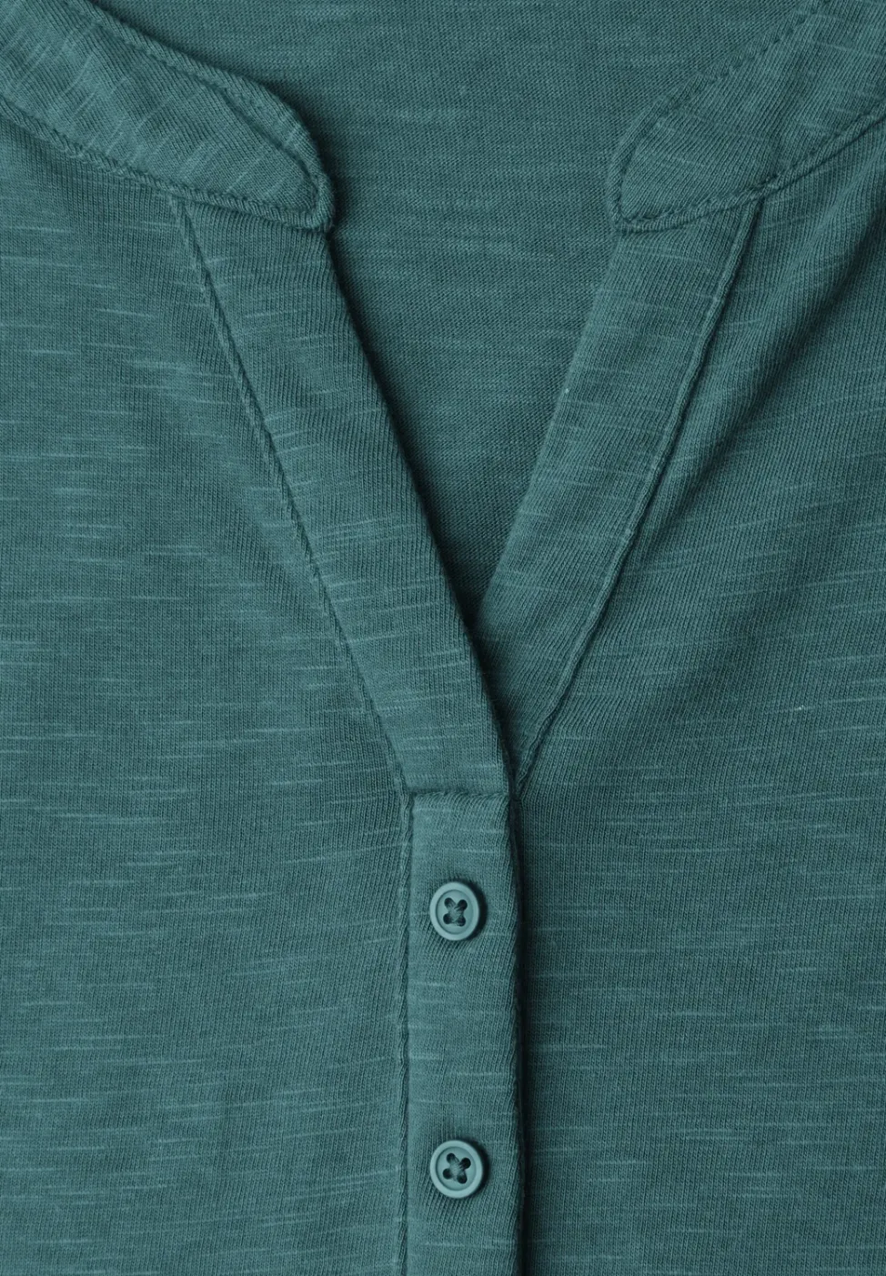 Dropped Shoulder Shirt mit Split Neck