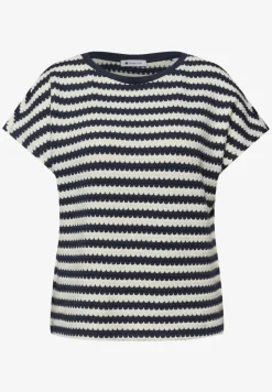 Dropped Shoulder Shirt mit Streifen