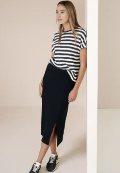 Dropped Shoulder Shirt mit Streifen