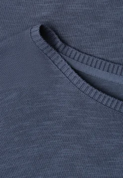 Dropped Shoulder Shirt mit Rundhals
