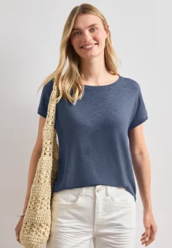 Dropped Shoulder Shirt mit Rundhals