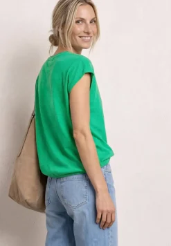 Dropped Shoulder Shirt mit Split Neck